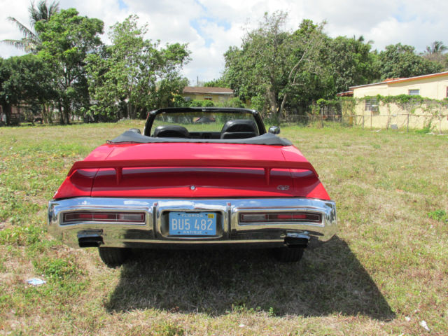 1971 Red Buick Skylark Convertible