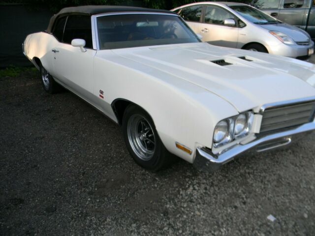 1971 White Buick Gran Sport Convertible