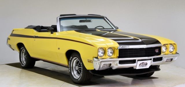 1971 Yellow Buick Skylark Convertible