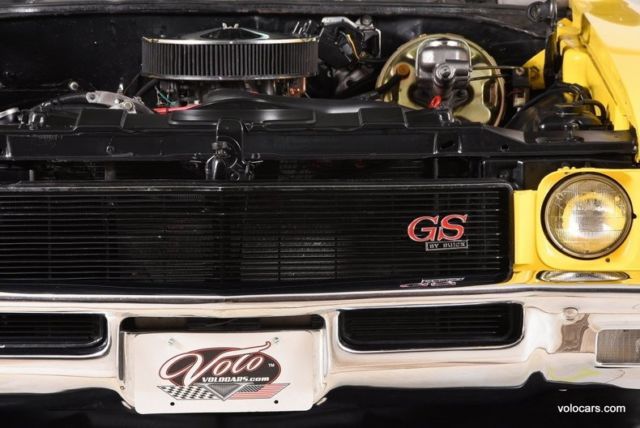 1971 Yellow Buick Resto Mod Convertible