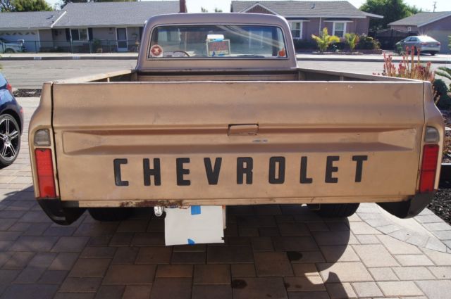 19710000 Brown Chevrolet C-10 Standard Cab Pickup