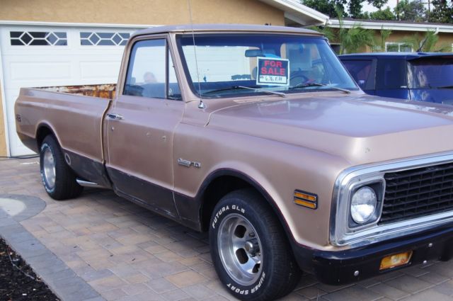 19710000 Brown Chevrolet C-10 Standard Cab Pickup