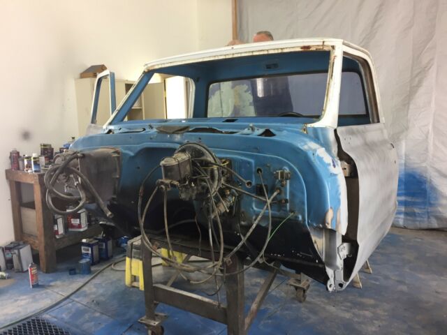 1971 2 Tone Blue & White Chevrolet C-10