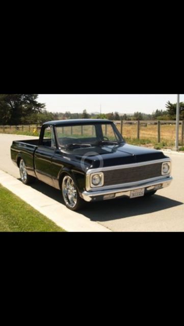 1971 Black Chevrolet C-10 Standard Cab Pickup