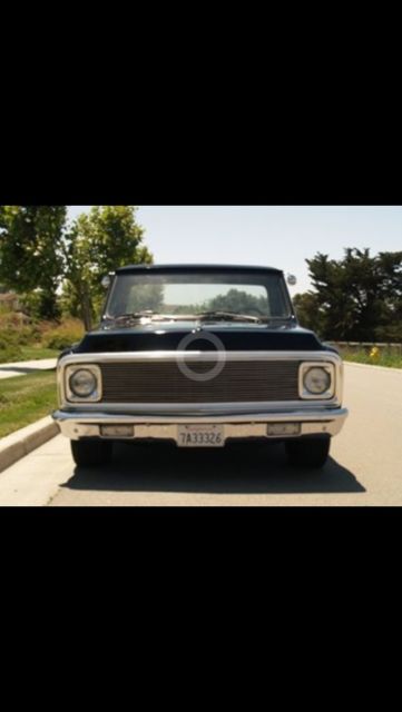 1971 Black Chevrolet C-10 Standard Cab Pickup