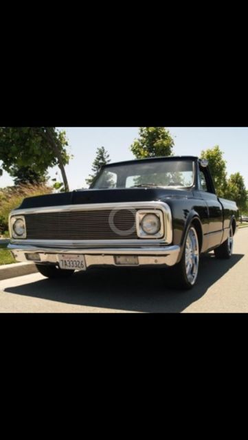 1971 Black Chevrolet C-10 Standard Cab Pickup