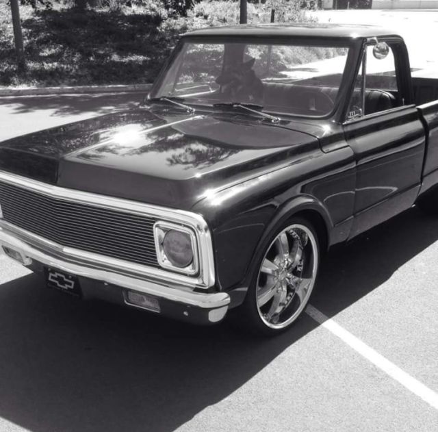 1971 Black Chevrolet C-10 Standard Cab Pickup