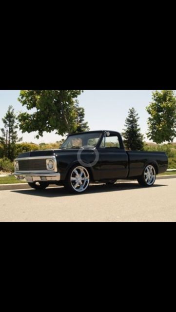 1971 Black Chevrolet C-10 Standard Cab Pickup
