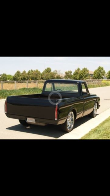 1971 Black Chevrolet C-10 Standard Cab Pickup