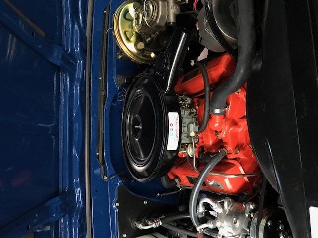 1971 blue and white Chevrolet C-10 Cab & Chassis