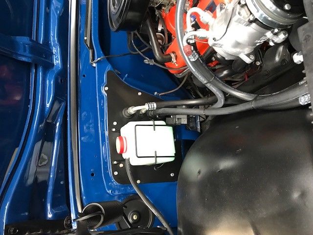 1971 blue and white Chevrolet C-10 Cab & Chassis