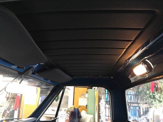 1971 blue and white Chevrolet C-10 Cab & Chassis