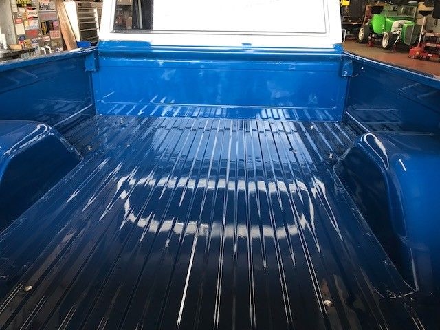 1971 blue and white Chevrolet C-10 Cab & Chassis