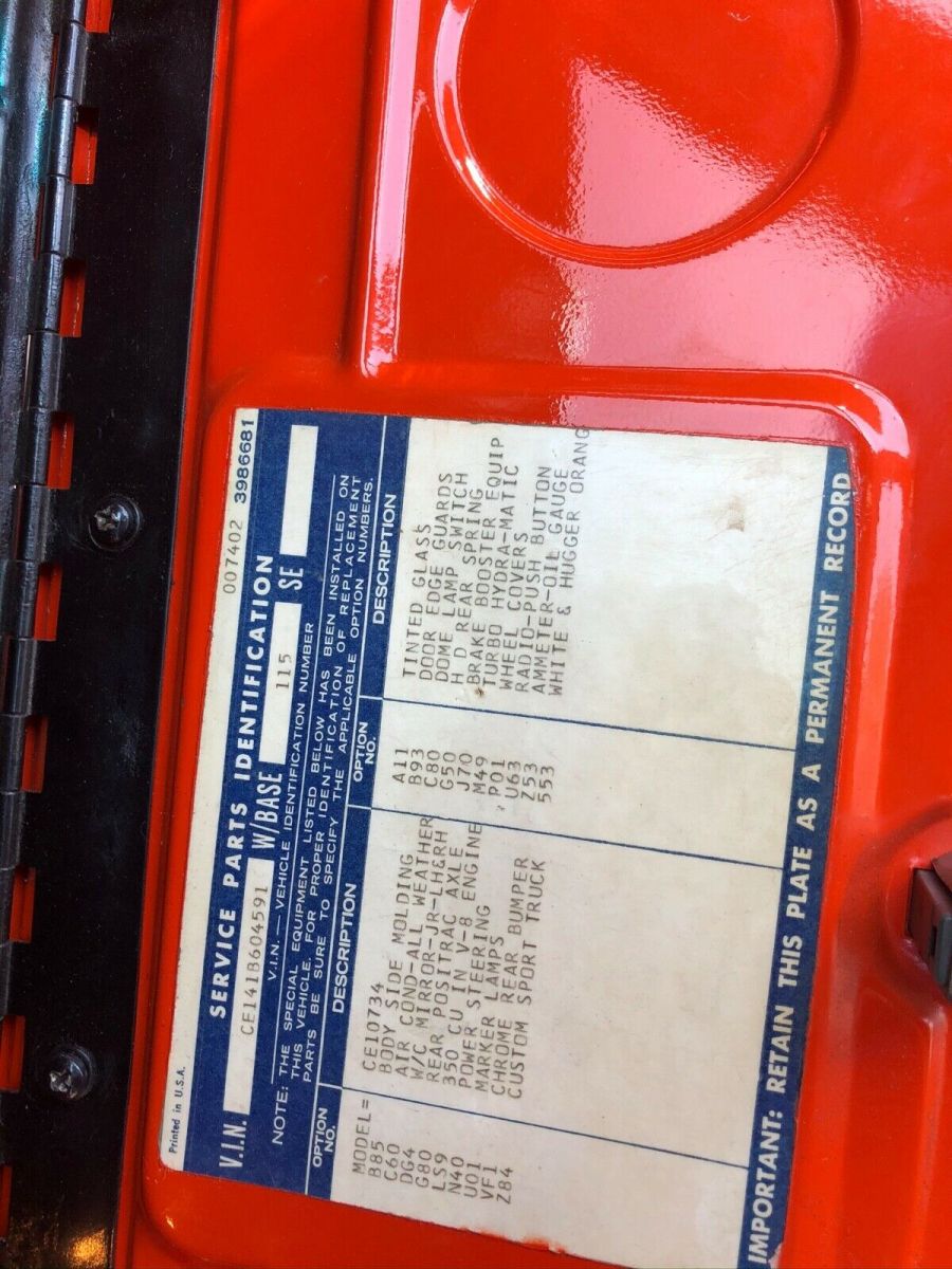 1971 Orange/White 2 Tone Chevrolet C-10 Standard Cab Pickup