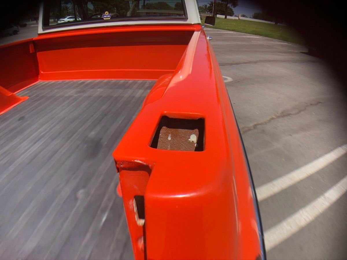 1971 Orange/White 2 Tone Chevrolet C-10 Standard Cab Pickup