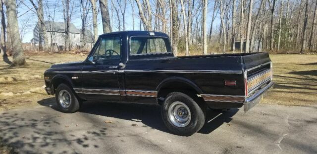 1971 Black Chevrolet C-10 Standard Cab Pickup