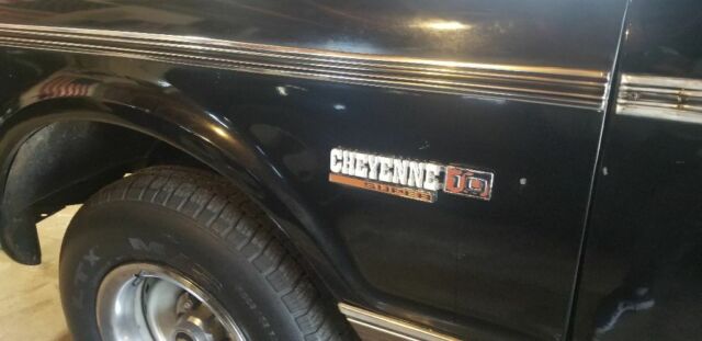 1971 Black Chevrolet C-10 Standard Cab Pickup