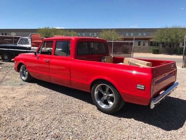 1971 Red Chevrolet C-10 Crew Cab Pickup