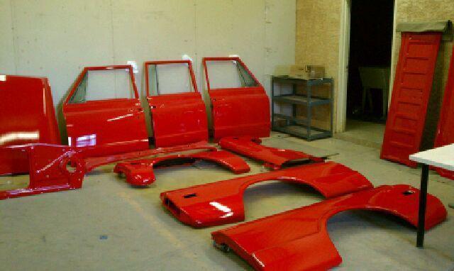 1971 Red Chevrolet C-10 Crew Cab Pickup