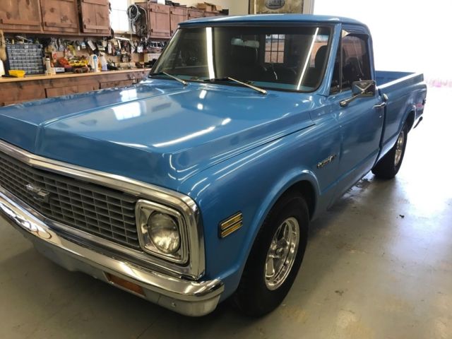 1971 Blue Chevrolet C-10