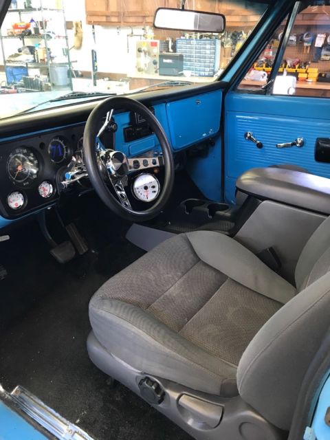 1971 Blue Chevrolet C-10