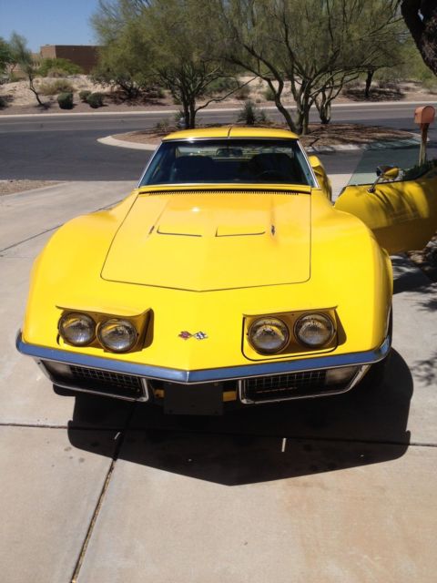 1971 Sunflower Yellow Chevrolet Corvette Coupe
