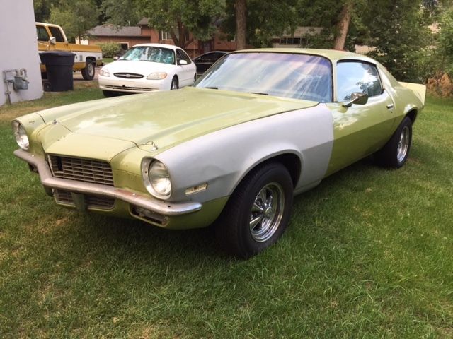 1971 Green Chevrolet Camaro Coupe