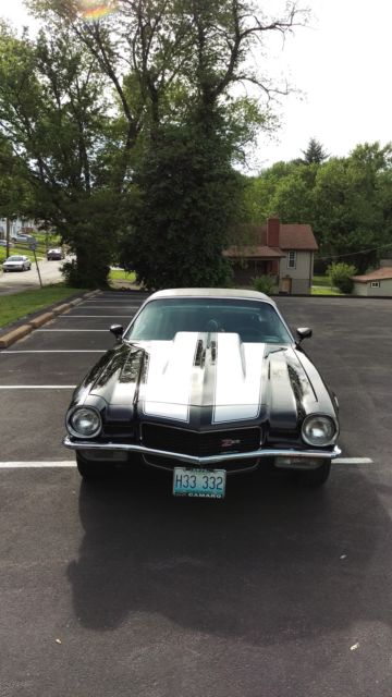 1971 Black Chevrolet Camaro Coupe