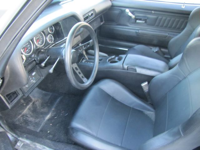 1971 satin black Chevrolet Camaro