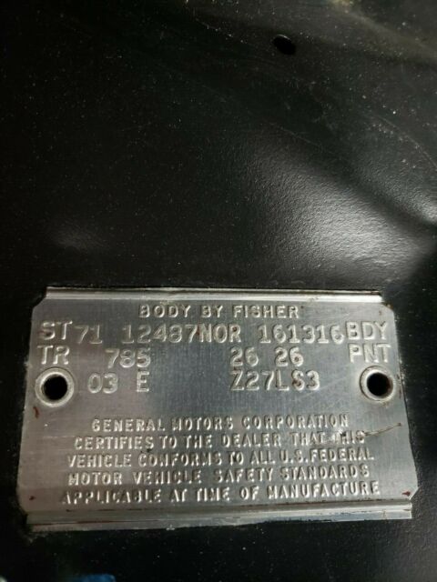 1971 Mulsanne Blue Chevrolet Camaro Coupe