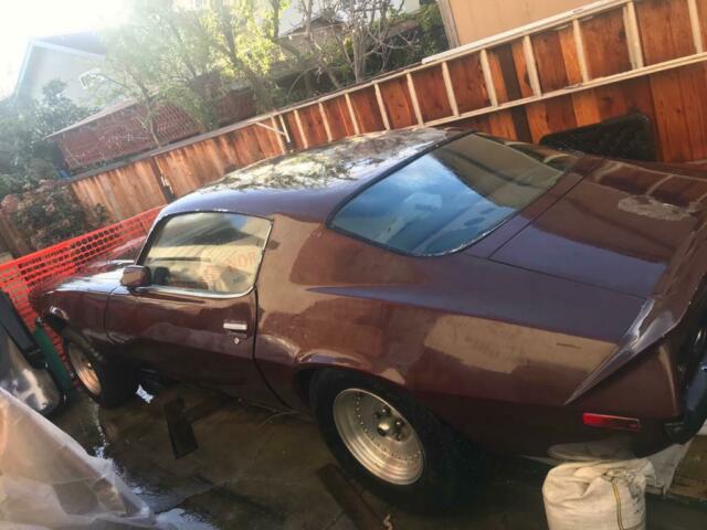 1971 Dark Maroon Chevrolet Camaro Coupe
