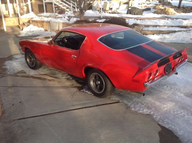 1971 Red Chevrolet Camaro