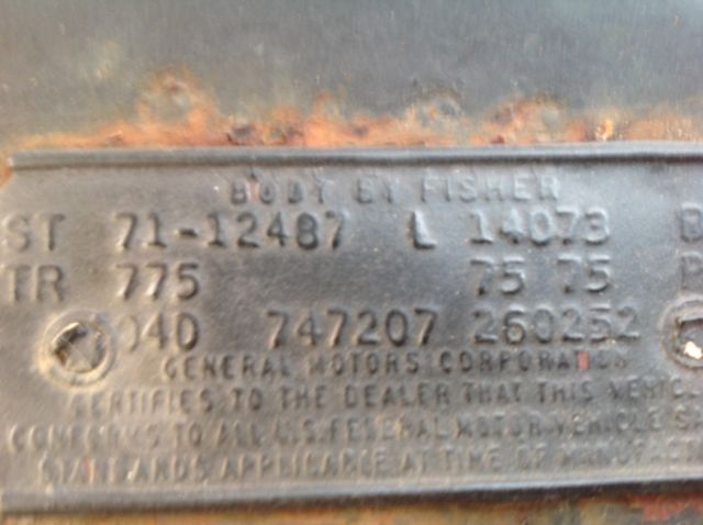 1971 Red Chevrolet Camaro