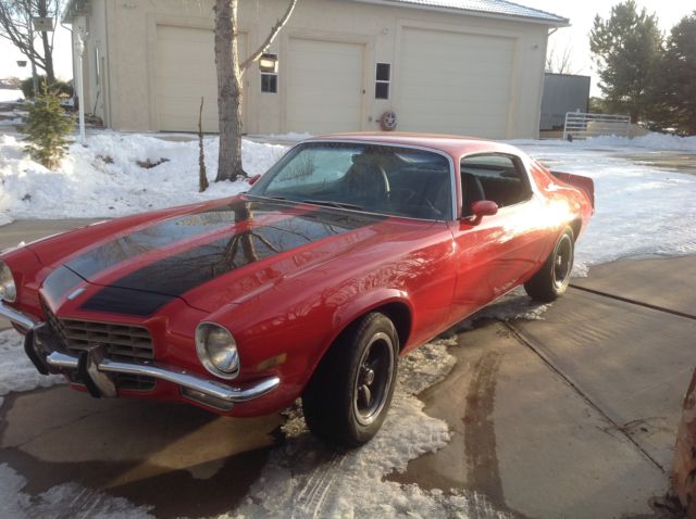 1971 Red Chevrolet Camaro