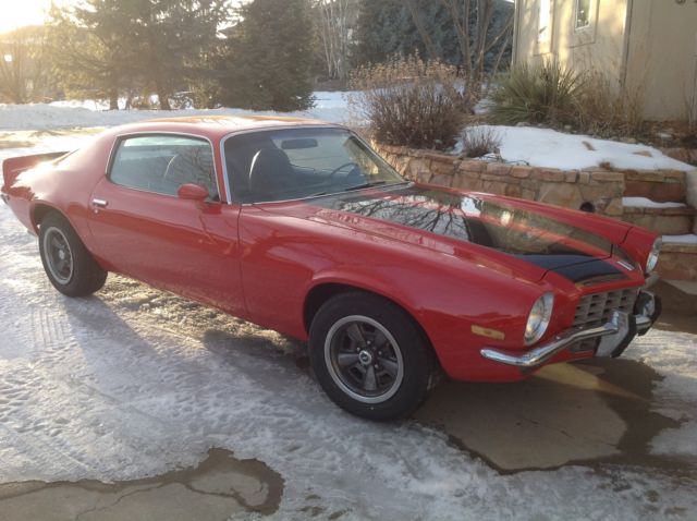 1971 Red Chevrolet Camaro