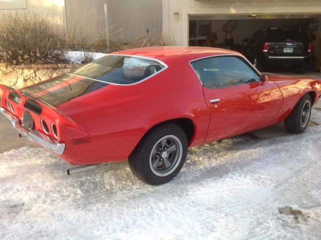 1971 Red Chevrolet Camaro