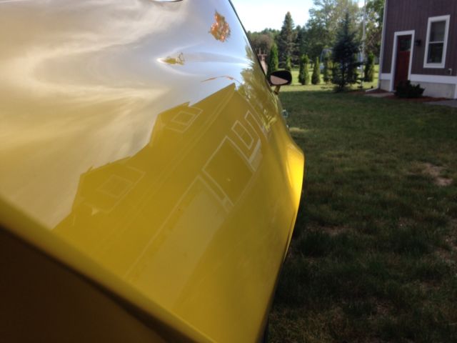 1971 sunflower Yellow Chevrolet Camaro Coupe