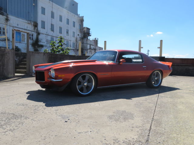 1971 copper with black stripe Chevrolet Camaro Coupe