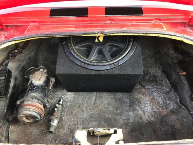 1971 Red Chevrolet Camaro Coupe