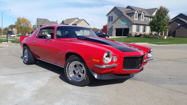 1971 Red with Black stripes Chevrolet Camaro Coupe
