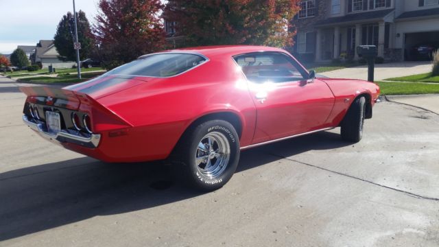 1971 Red with Black stripes Chevrolet Camaro Coupe