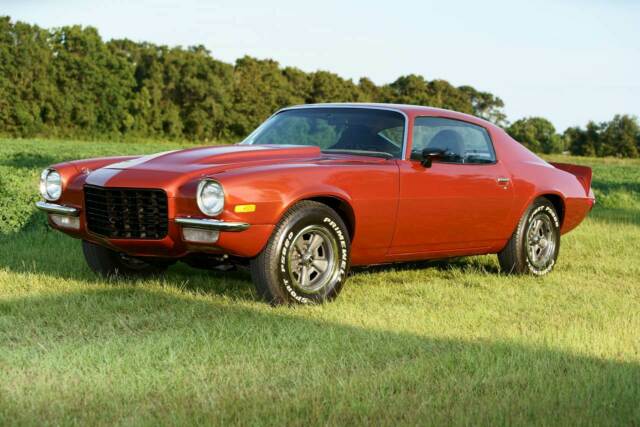 1971 Orange Chevrolet Camaro Coupe