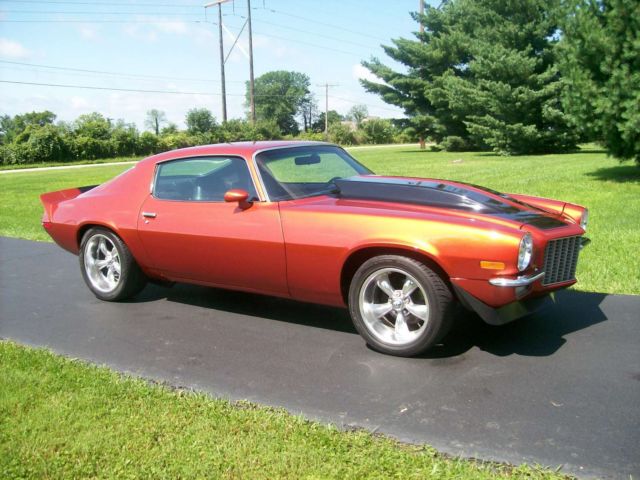 1971 prowler orange Chevrolet Camaro Coupe