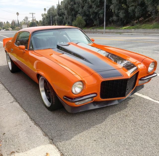 1971 Orange Chevrolet Camaro Coupe