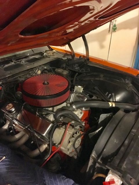 1971 Orange Chevrolet Camaro Coupe