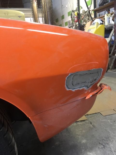 1971 Orange Chevrolet Camaro Coupe