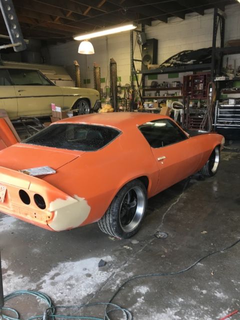 1971 Orange Chevrolet Camaro Coupe