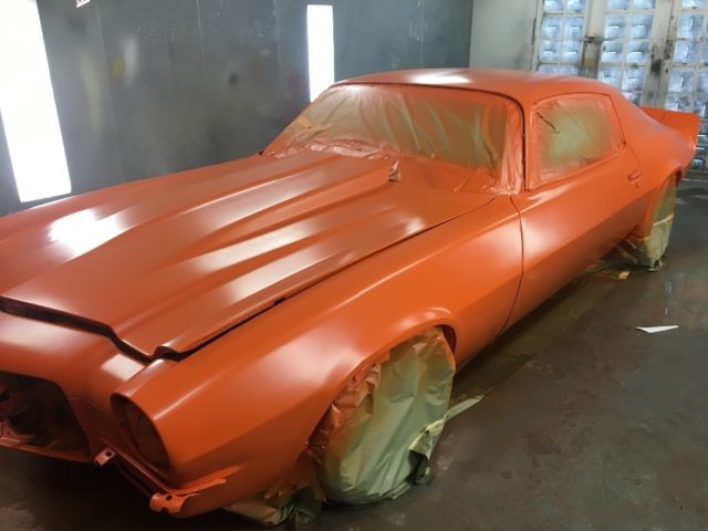 1971 Orange Chevrolet Camaro Coupe