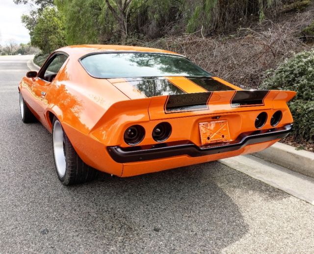 1971 Orange Chevrolet Camaro Coupe