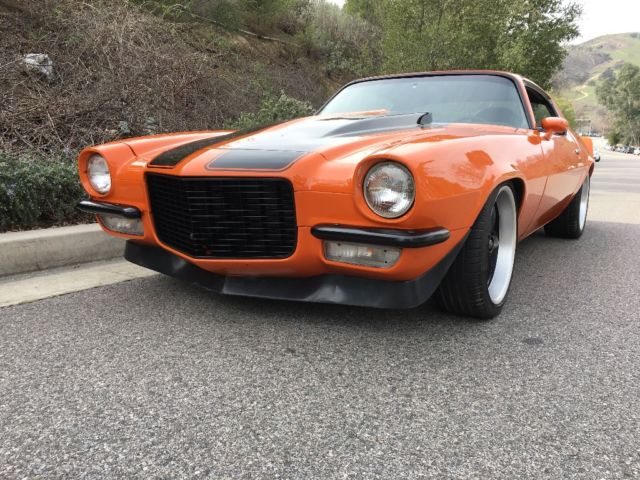 1971 Orange Chevrolet Camaro Coupe